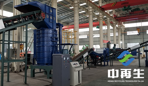 銅鋁水箱破碎生產線